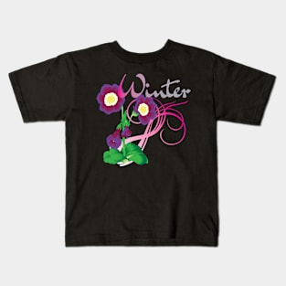 Winter Auricula Kids T-Shirt